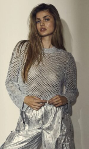 Co'Couture AlvinCC Net Knit Silver