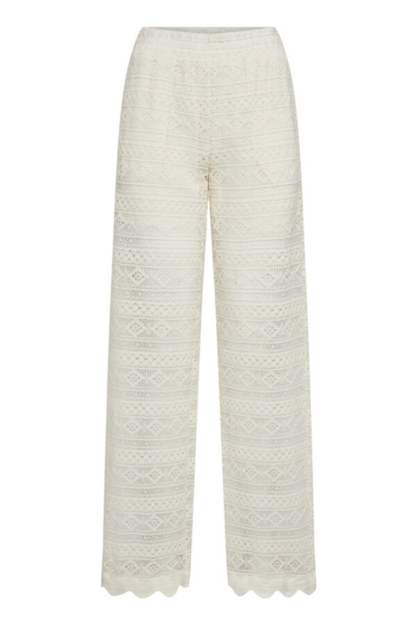 Co'Couture LaraCC Crochet Pant Off White - Afbeelding 5