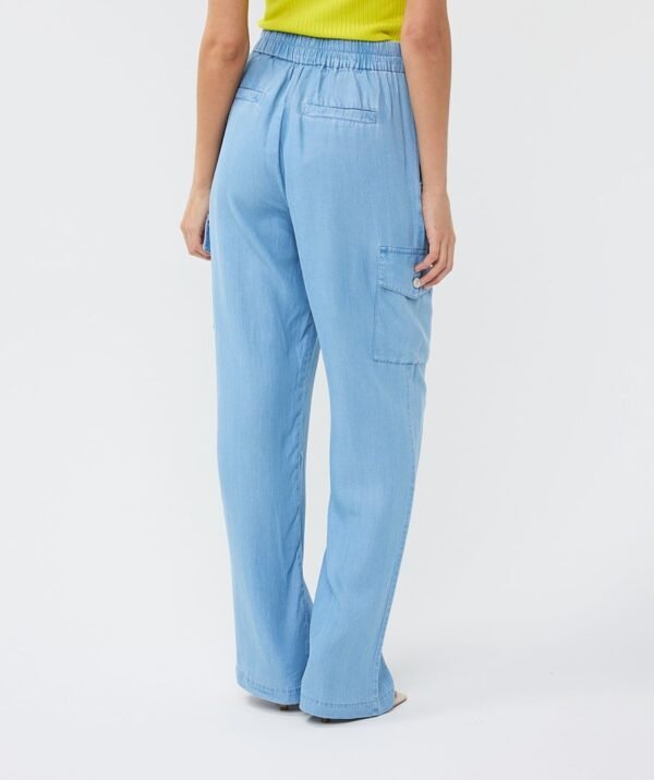 Esqualo Denim Tencel Cargo Broek - Afbeelding 4