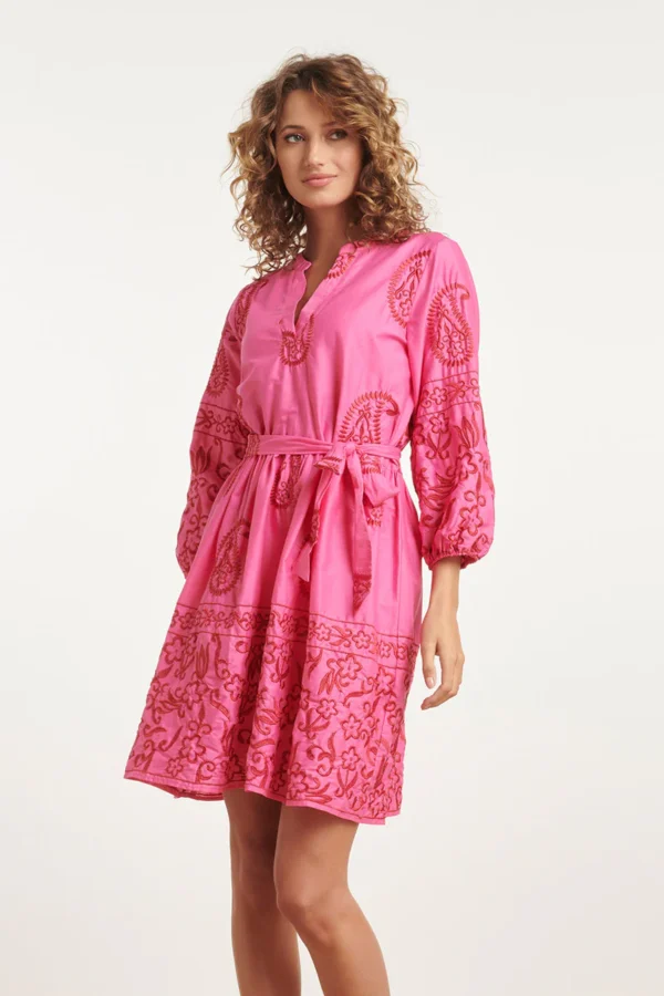 Smashed Lemon Fuchsia Zomerjurk