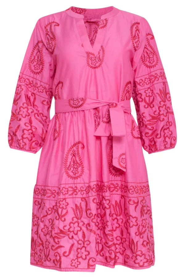 Smashed Lemon Fuchsia Zomerjurk - Afbeelding 5