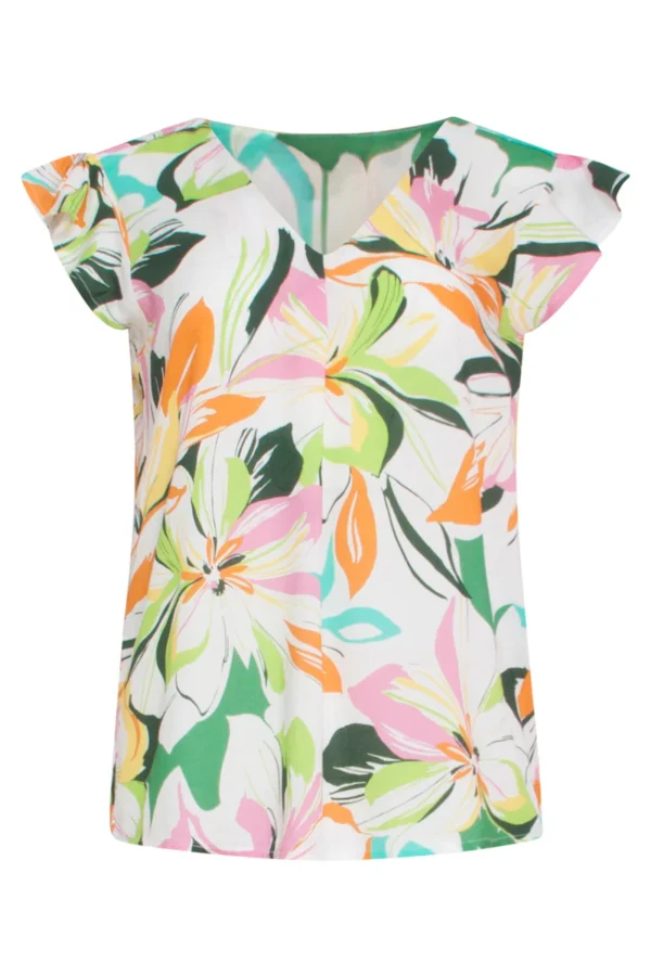 Smashed Lemon Zomer Top Met Bloemenprint - Afbeelding 6