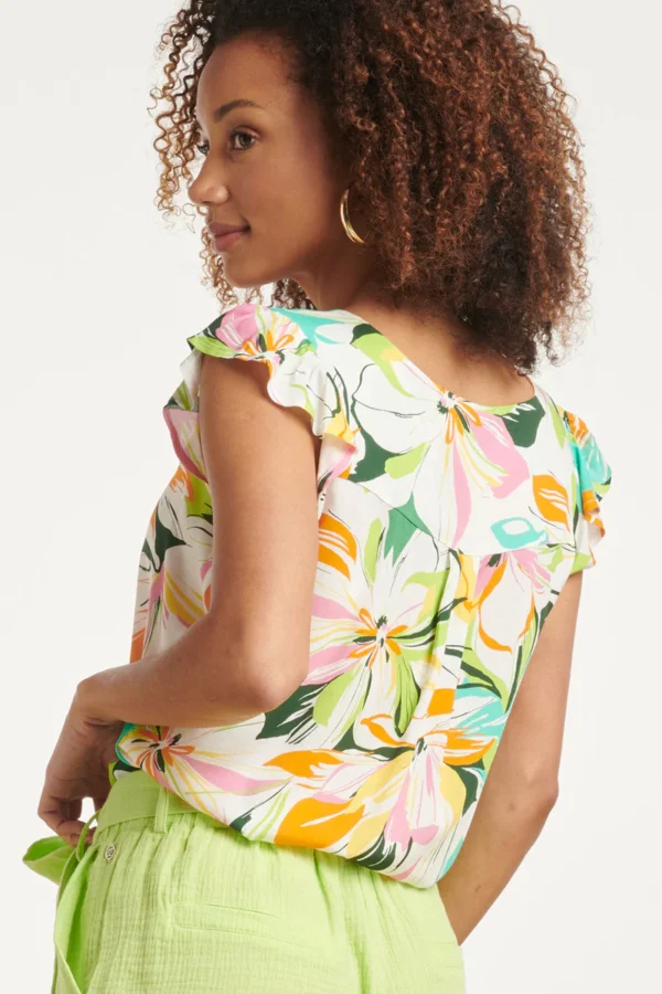 Smashed Lemon Zomer Top Met Bloemenprint - Afbeelding 3