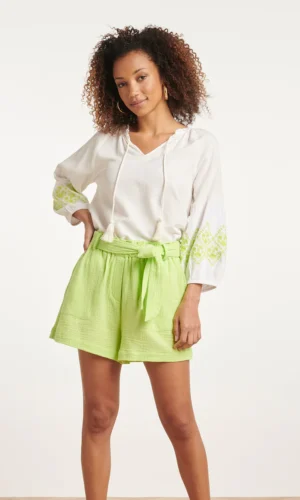 Smashed Lemon Zachte Witte Top
