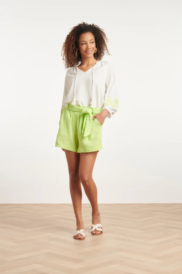 Smashed Lemon Zachte Witte Top - Afbeelding 3