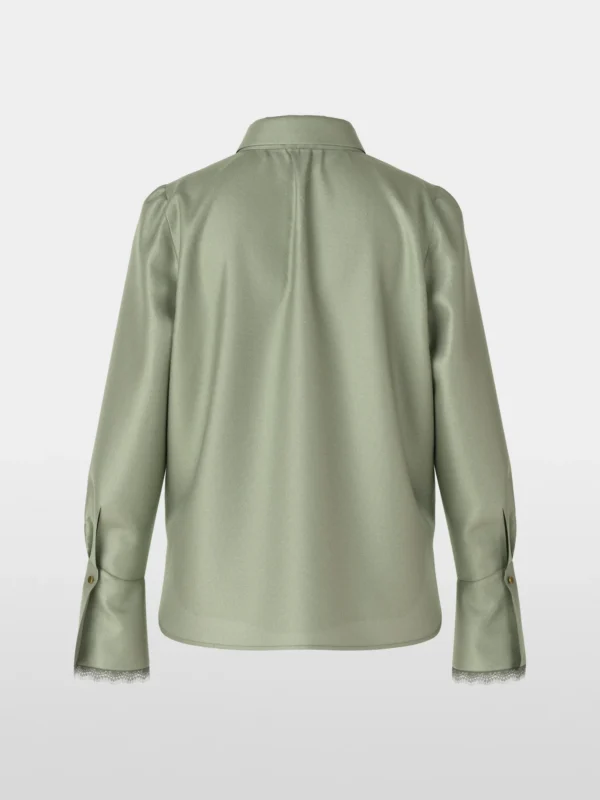 MarcCain Zijden Blouse Met Kettingknoop XC5112W40 - Afbeelding 7