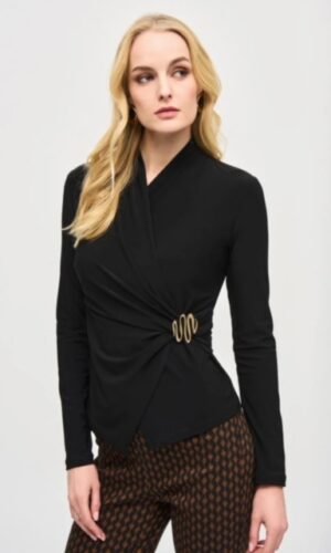 Joseph Ribkoff Wrap Top 243152