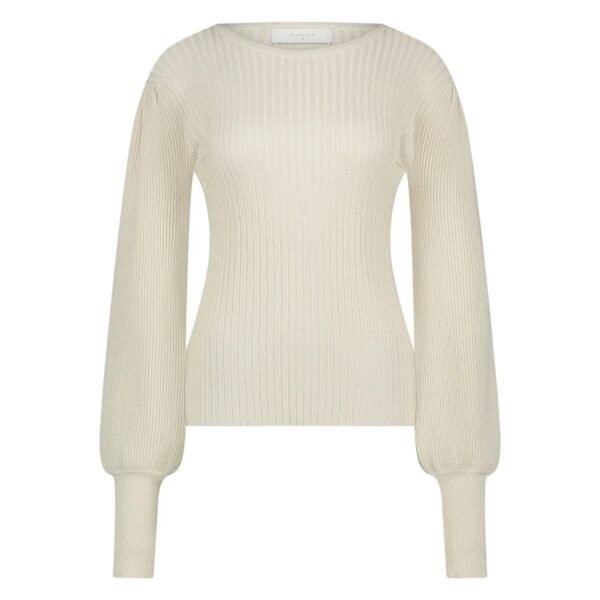 Nukus Pullover Mulberry Off White 240624 - Afbeelding 6