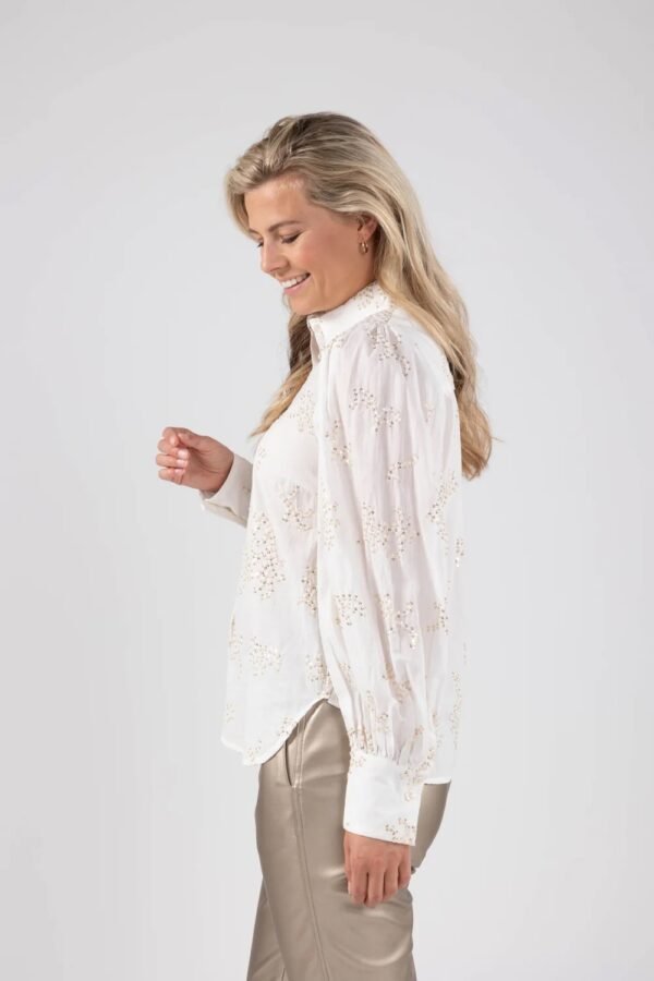 Nukus Blouse Preston Off White 240463 - Afbeelding 3