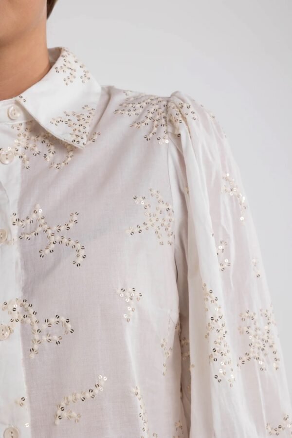 Nukus Blouse Preston Off White 240463 - Afbeelding 5