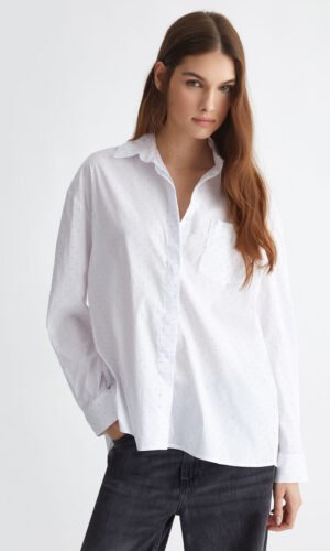 Liu Jo Oversized Shirt Ministuds WF4199T3904