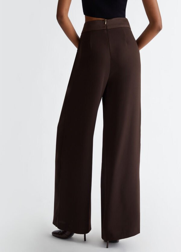 Liu Jo Pantalon Satijn Chocolate CF4067T3970 - Afbeelding 3