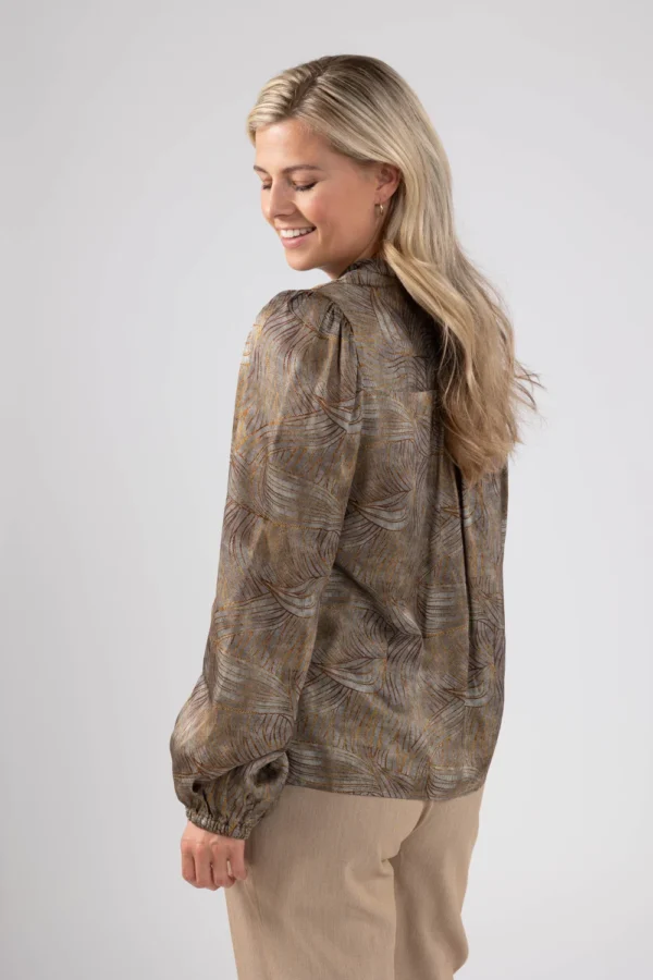 Nukus Blouse Malaga Neo Brown 240481 - Afbeelding 7