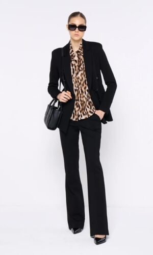 Silvian Heach Flair Broek Black GPA24363PA