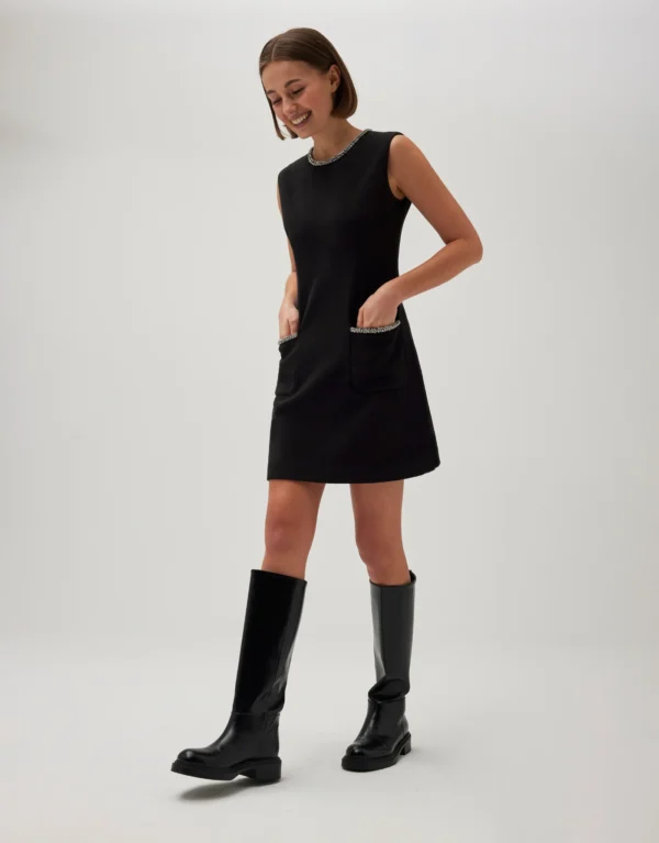 Leo & Ugo Jurk Malia Zwart KHR140 - Afbeelding 3