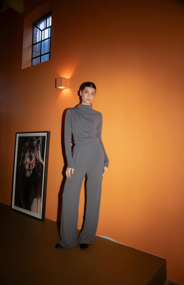 Studio Amaya Broek Noa Taupe - Afbeelding 2