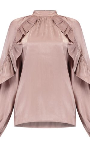Studio Amaya Blouse Ella Shiny Nude