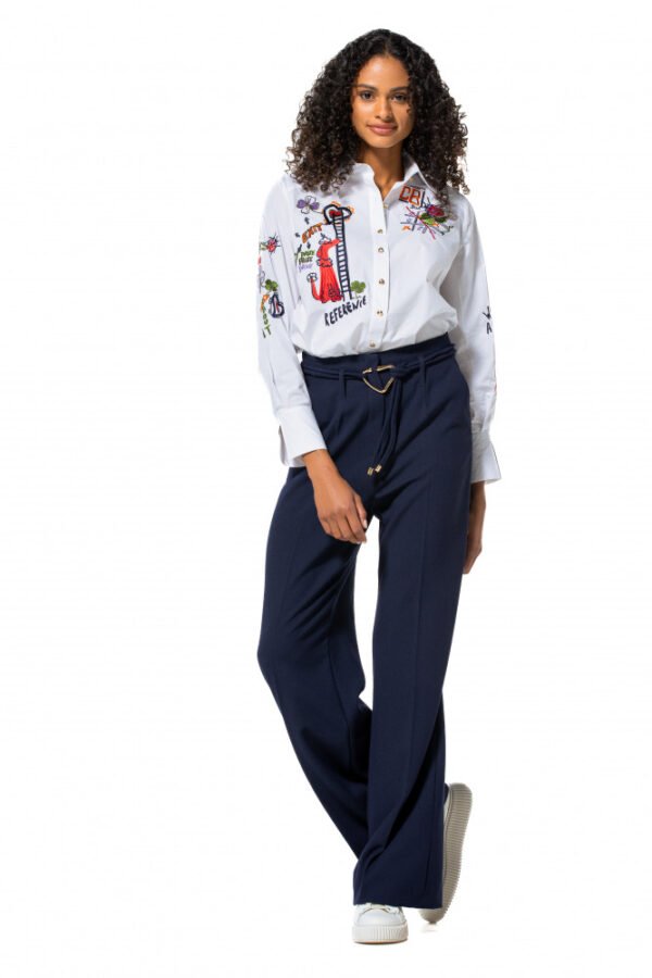 Caroline Biss Citylook Broek High Waist 4596