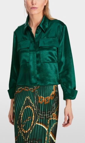 MarcCain Fluwelen Blouse XC5128W65