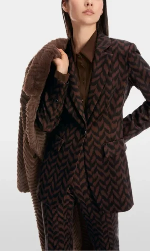 MarcCain Blazer Superstretch Deep Wood XC3412J43