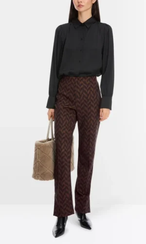 MarcCain Broek Fatsa Stretch Deep Wood XC8150J43