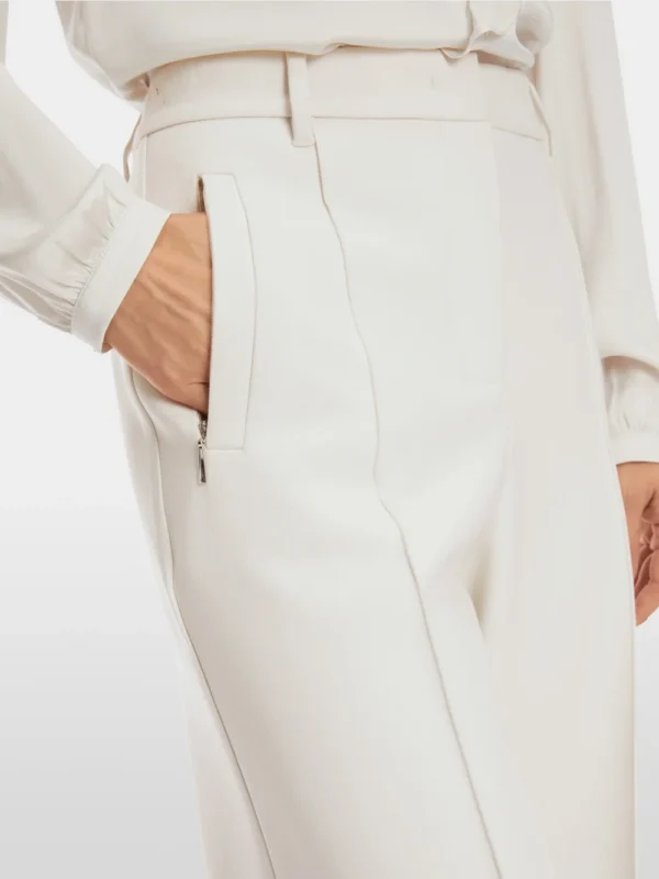 MarcCain Wijde Broek Weida Hoge Taille Smoke XC8152W22 - Afbeelding 3