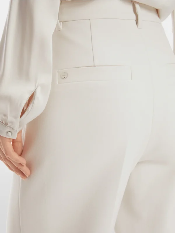 MarcCain Wijde Broek Weida Hoge Taille Smoke XC8152W22 - Afbeelding 4