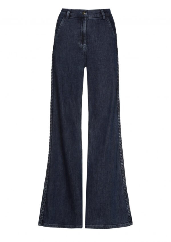 Caroline Biss Bootcut Jeans 4529 Donkerblauw - Afbeelding 4