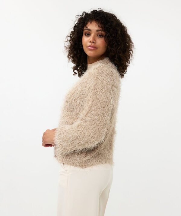 Esqualo Cardigan Short Hairy Sand F24.18503 - Afbeelding 4