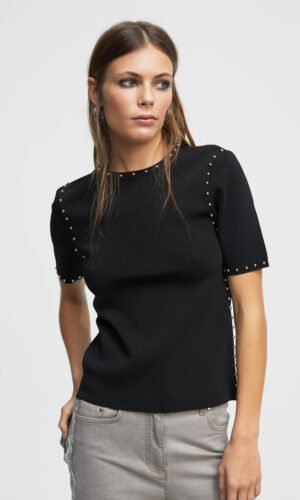 Lola Casademunt Gebreide Top Ronde Nek LF2415025