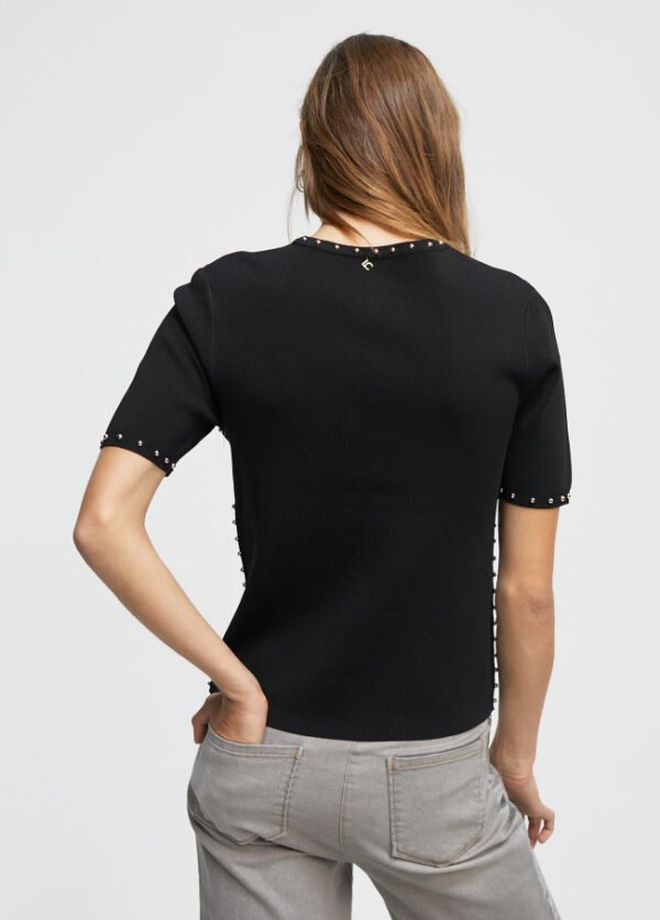 Lola Casademunt Gebreide Top Ronde Nek LF2415025 - Afbeelding 5