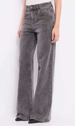 Gaudi Jeans met Strass-Steentjes 421BD26010 Grijs