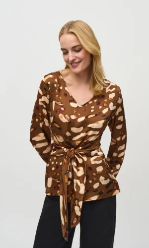 Joseph Ribkoff Top 244068 Beige/Multi