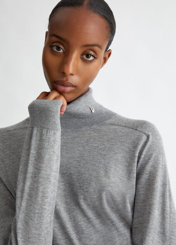Liu Jo Cashmere Coltrui CF4309-MA920 Licht Grijs - Afbeelding 3