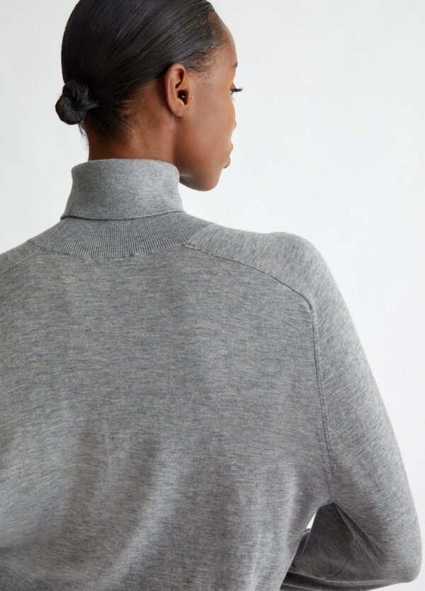 Liu Jo Cashmere Coltrui CF4309-MA920 Licht Grijs - Afbeelding 5