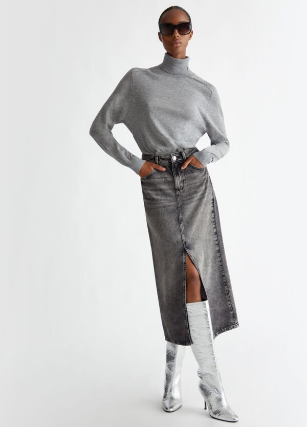 Liu Jo Cashmere Coltrui CF4309-MA920 Licht Grijs - Afbeelding 2