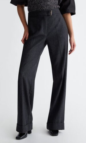 Liu Jo Flanel Broek CF4416-T2666 Grijs