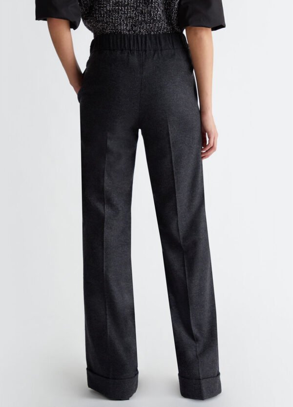 Liu Jo Flanel Broek CF4416-T2666 Grijs - Afbeelding 5