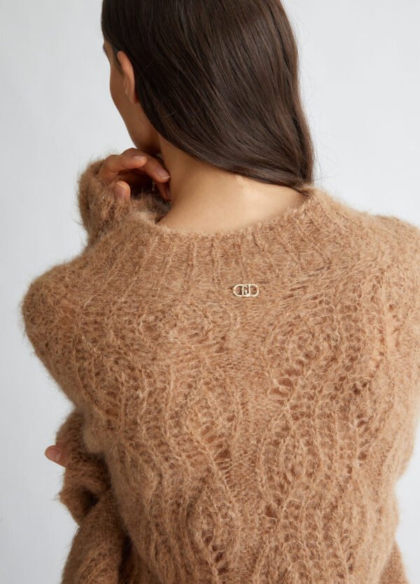 Liu Jo Alaca Trui WF4490-MA56P Sahara - Afbeelding 4
