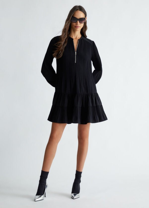 Liu Jo Crêpe Jurk WF4045-T3786 Zwart - Afbeelding 2