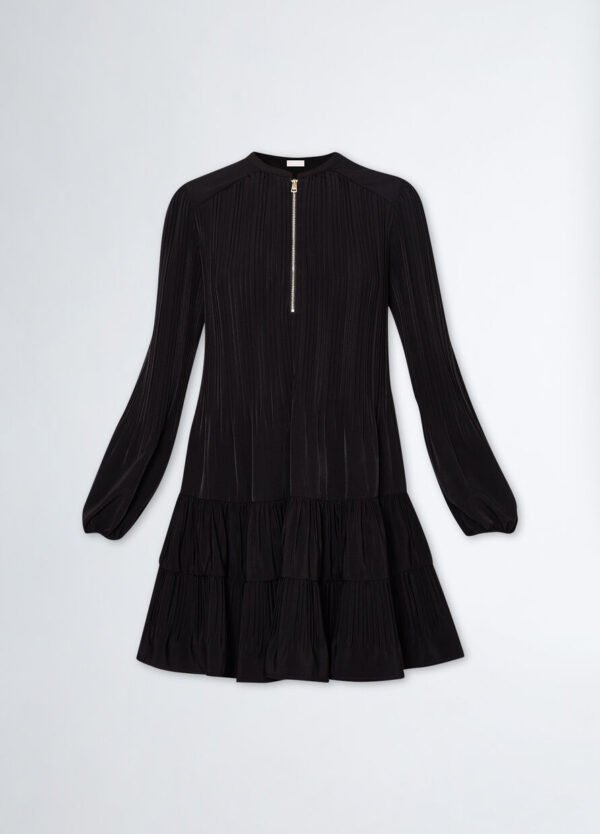 Liu Jo Crêpe Jurk WF4045-T3786 Zwart - Afbeelding 7