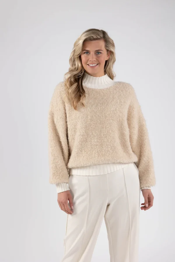Nukus Trui Essy FW240629 Sand - Afbeelding 4