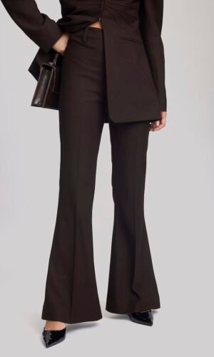 Gestuz Flared Broek StellanorGZ 10909354 Mole/Bruin