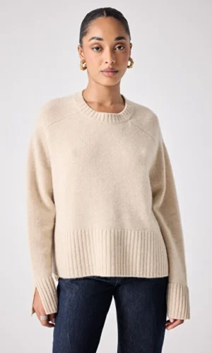 Notshy Xenia Cashmere Trui 4501048C Beige Chine