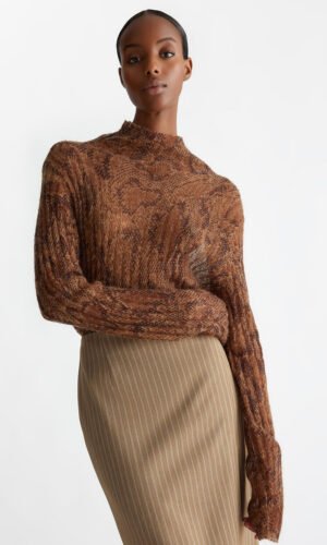 Liu Jo Trui Met Pythonprint CF4312-MS017 Camel