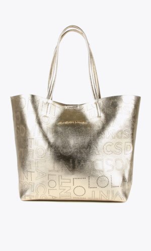 Lola Casademunt Die-Cut Tote Bag LF2404016 Goud
