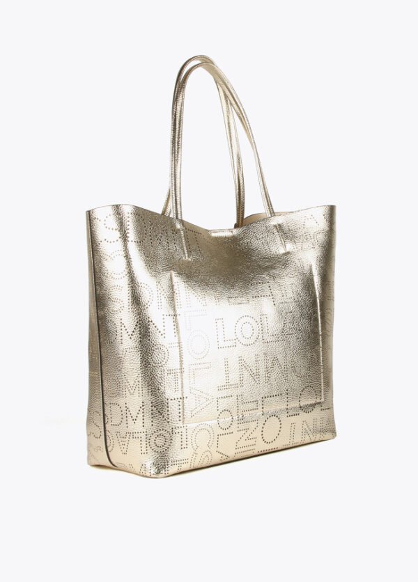 Lola Casademunt Die-Cut Tote Bag LF2404016 Goud - Afbeelding 3