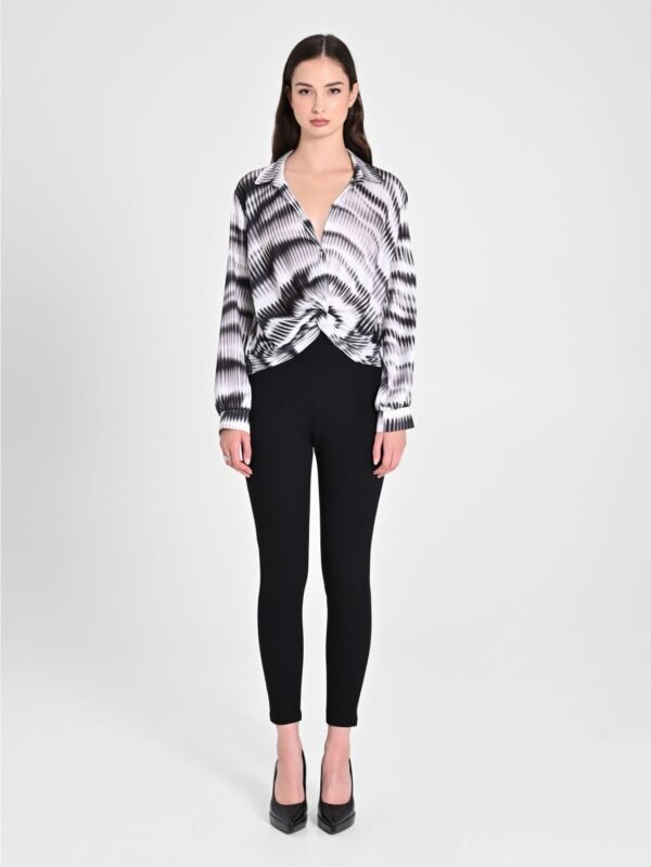 Rinascimento Blouse CFC0121203003 Zwart Print - Afbeelding 5