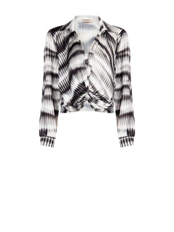 Rinascimento Blouse CFC0121203003 Zwart Print - Afbeelding 7