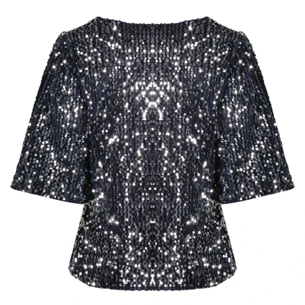 Geisha Feestelijke Top Met Pailletten 43959-20 Midnight Blue - Afbeelding 6